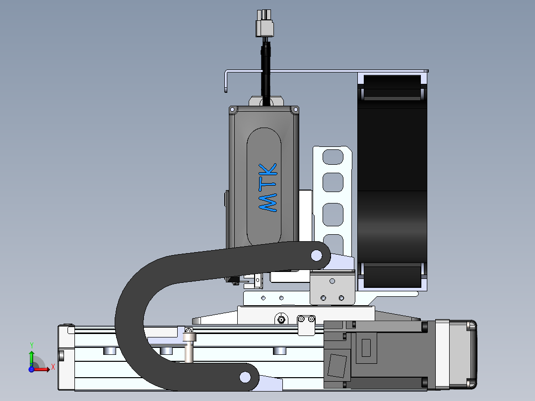 内嵌直交机械手XYG系列XYG430-A3前视图