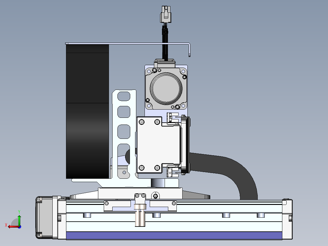 内嵌直交机械手XYG系列XYG430-A3后视图