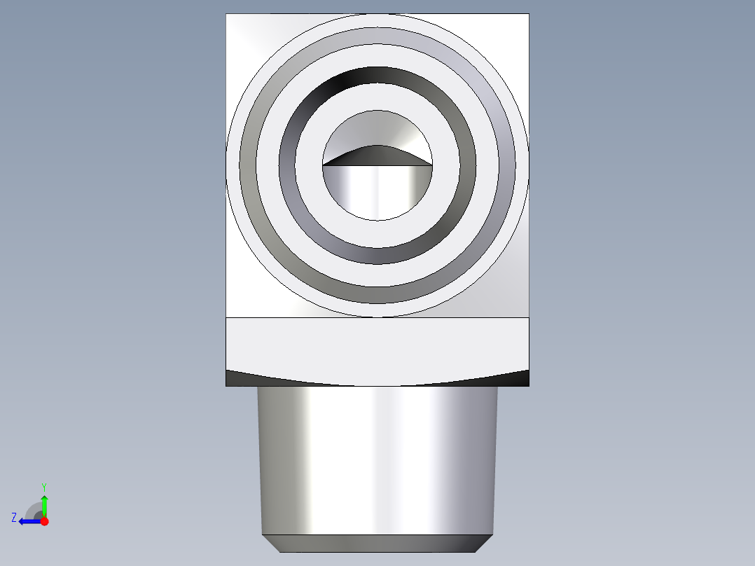 卡套式工业通用硬管接头EO_Male_stud_elbow_WE12SRCFX右视图