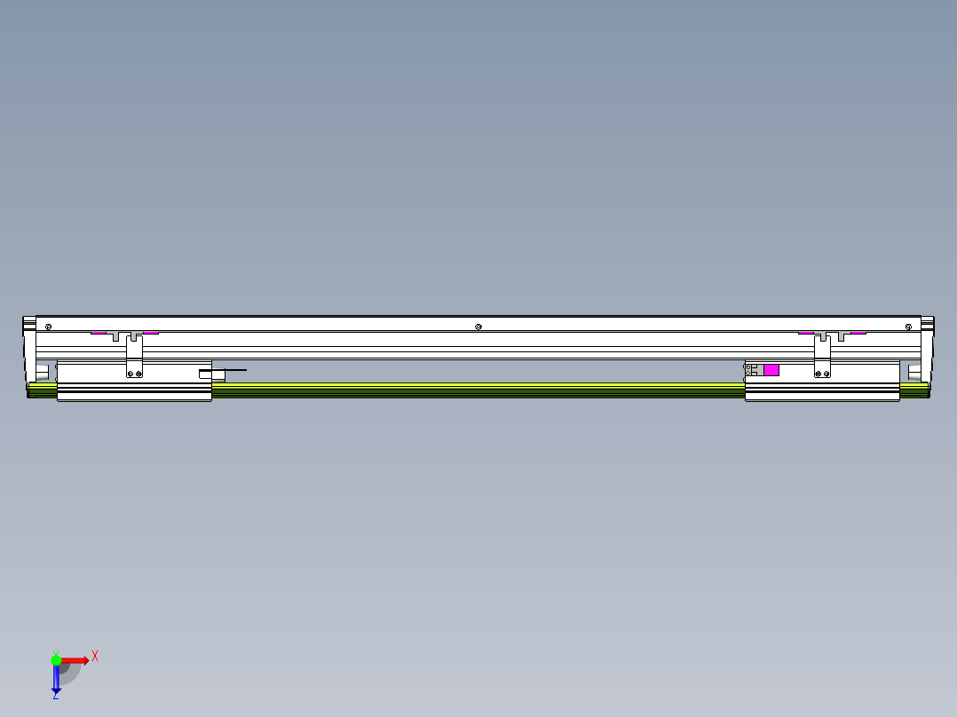 威洛博VL系列3d模型模组2VL22H2Y-S600俯视图