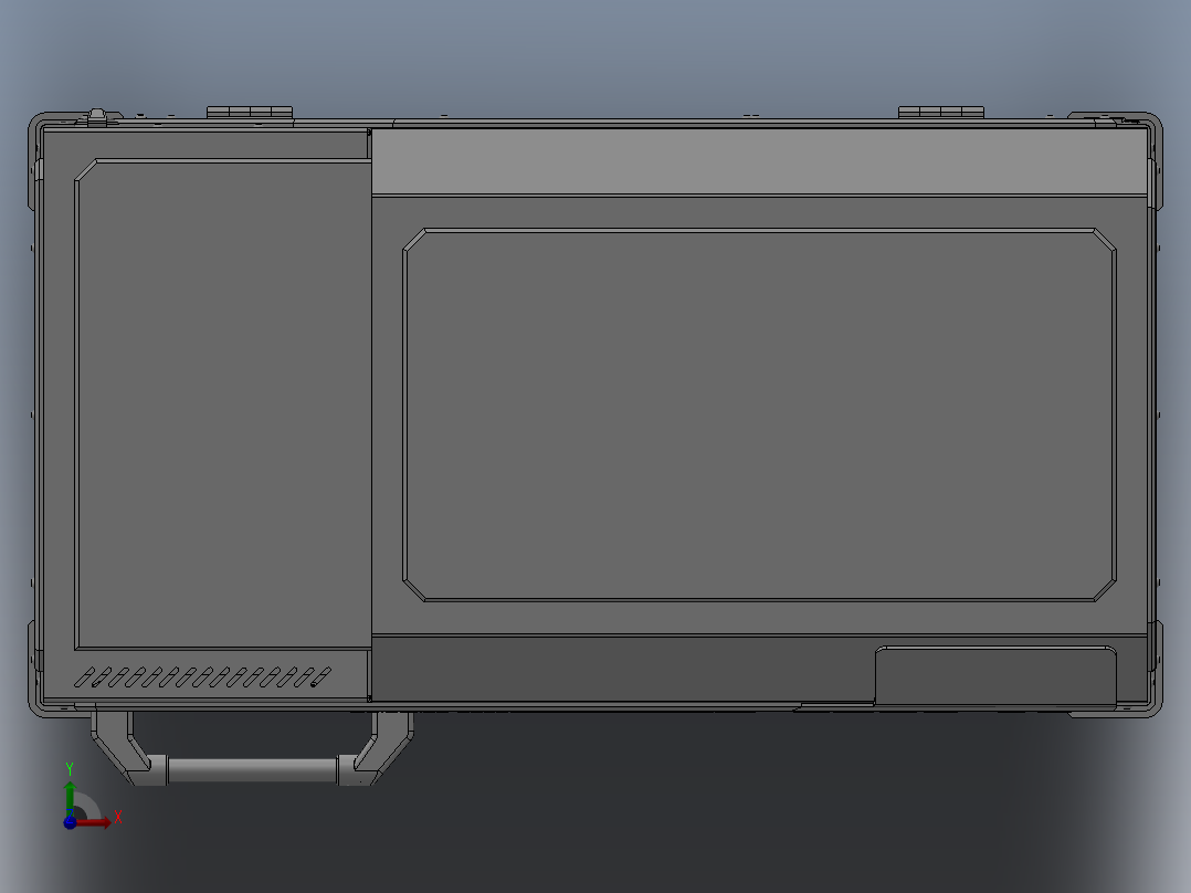 精密度高的3D打印机设计模型前视图