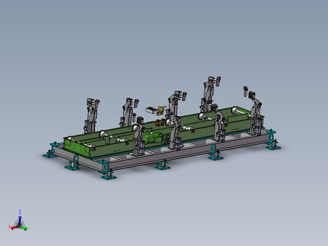 <span style='color: red'>轿车</span><span style='color: red'>车身</span>焊接工装3D图纸