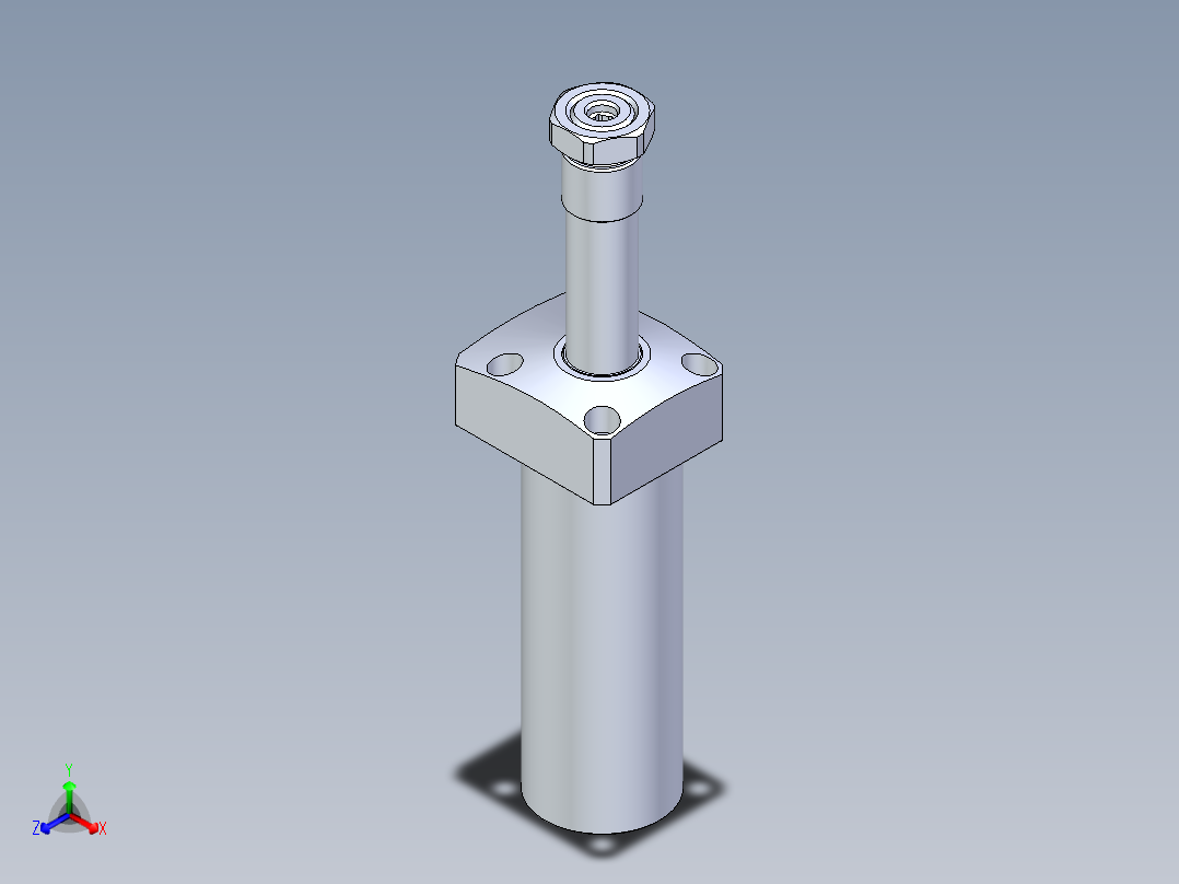 KOSMEKLHA0400-SL-Q35多系列多零件图纸模型正等轴测图