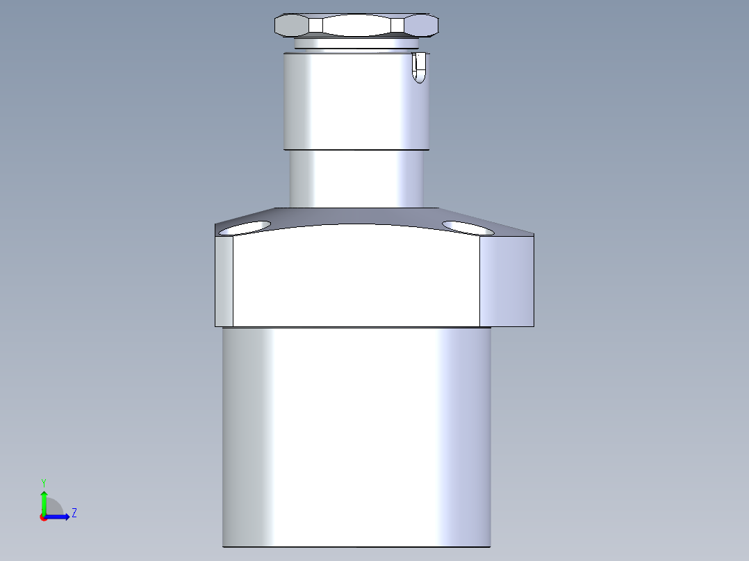 KOSMEKLG0900-SL-Y30多系列多零件图纸模型左视图