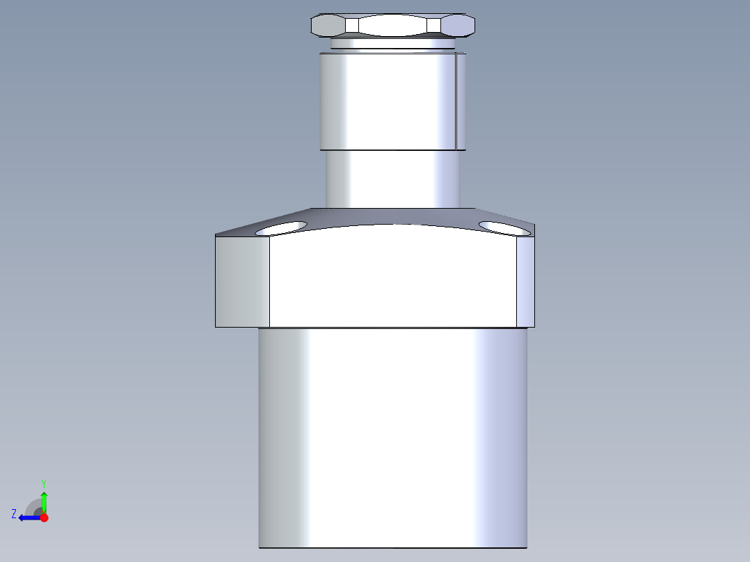 KOSMEKLG0900-SL-Y30多系列多零件图纸模型右视图