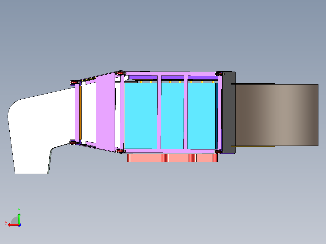 土豆筛选机的设计资料含三维二维说明书后视图