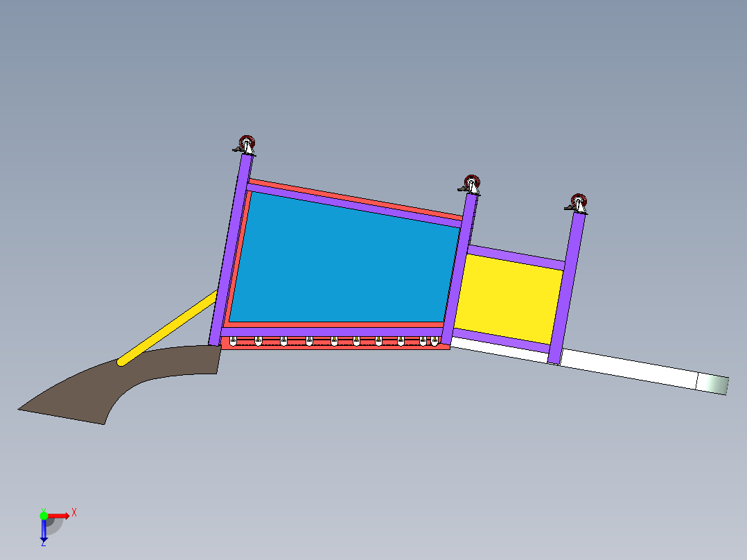 土豆筛选机的设计资料含三维二维说明书俯视图