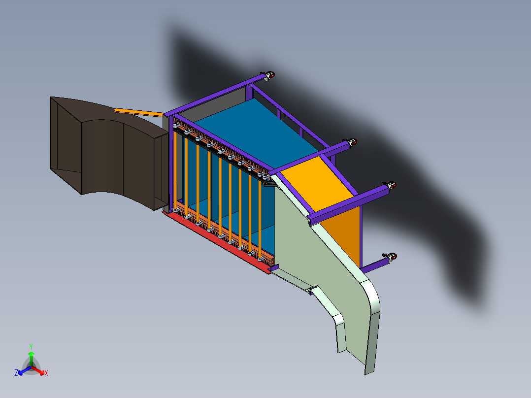 土豆筛选机的设计资料含三维二维说明书正等轴测图