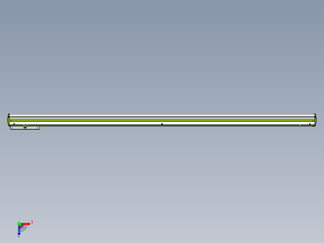 威洛博LC系列3d模型模组LC14S1Y-S1500俯视图