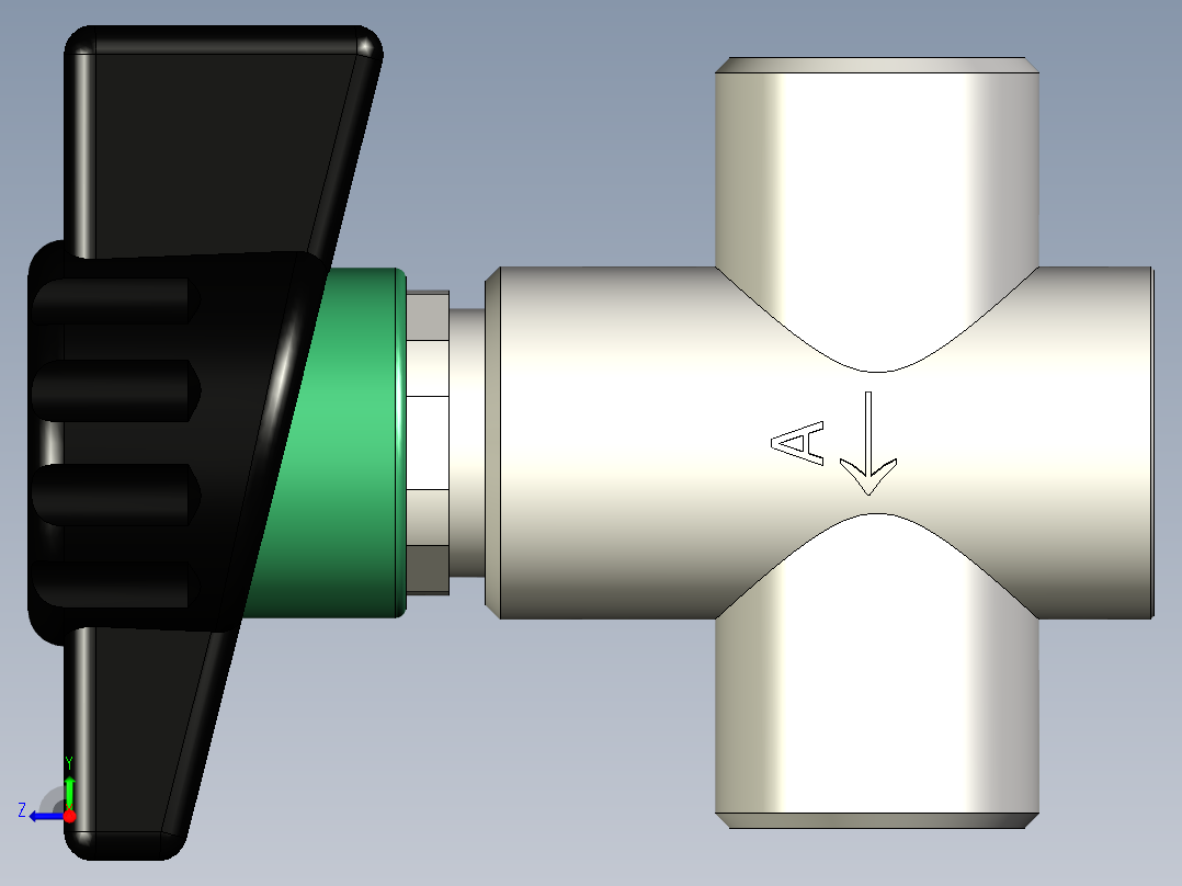 隔膜截止阀MVA 500右视图