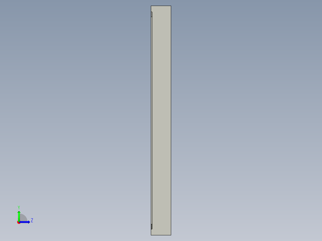 基恩士CA-DSR9_kc图纸模型左视图
