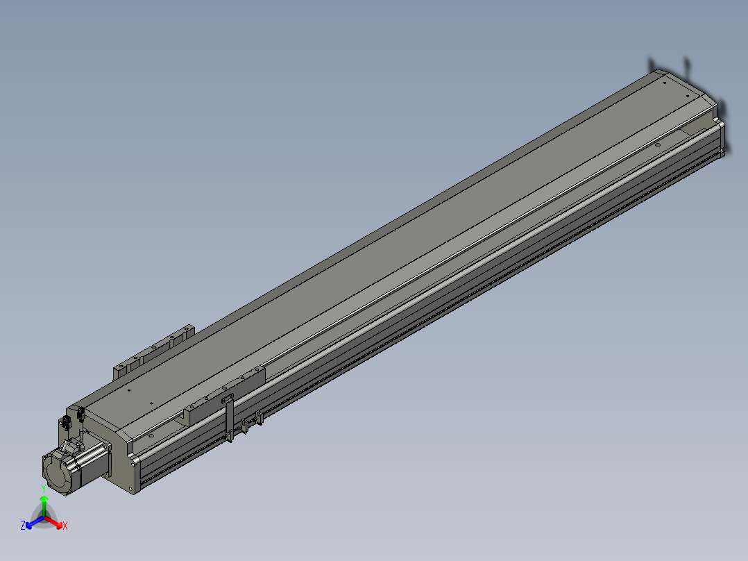 东锦丝杆传动-直线滑台模组DH210-C-L10-S1200-BC-P750W-C3.STEP