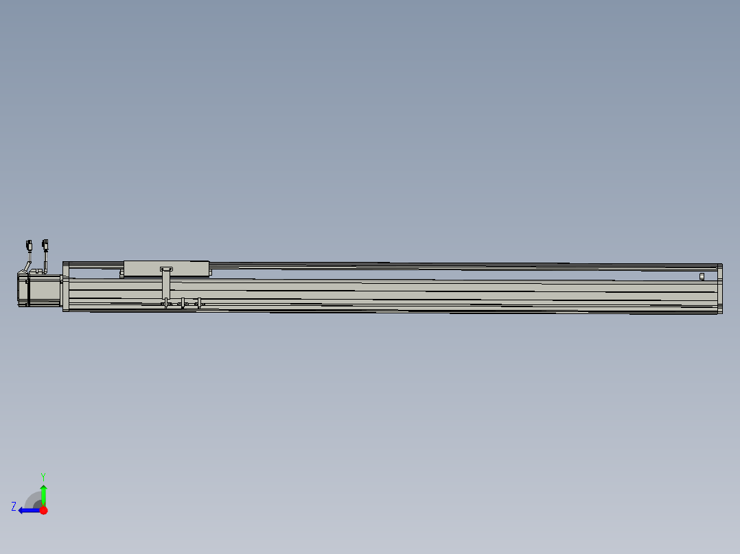东锦丝杆传动-直线滑台模组DH210-C-L10-S1200-BC-P750W-C3.STEP右视图