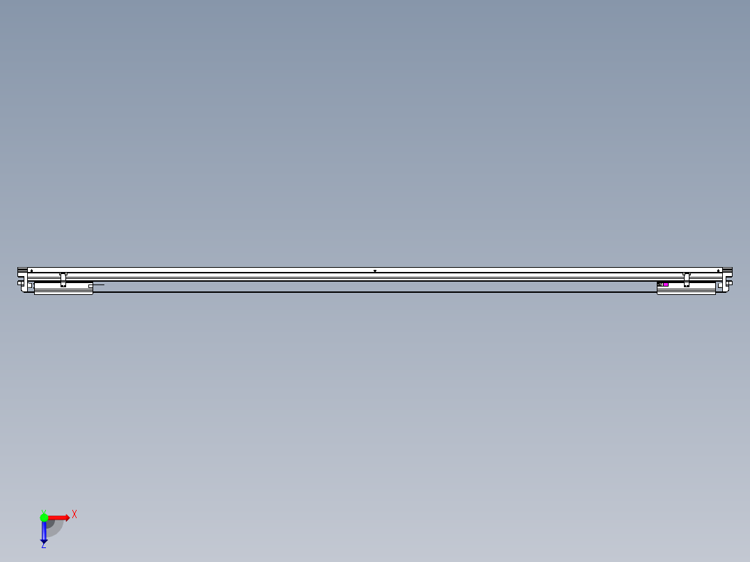 威洛博VL系列直线电机模组-2VL22H3-S2000俯视图