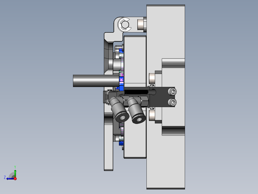 埋钉治具右视图