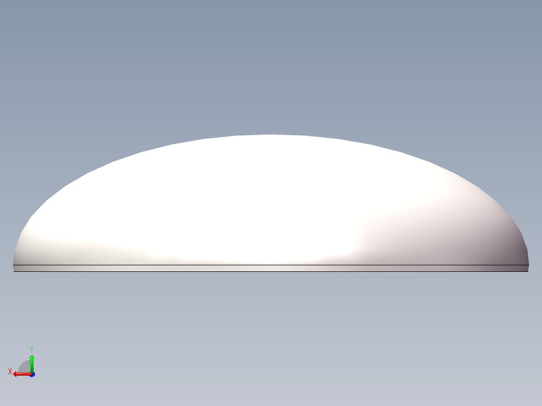 EHA椭圆形封头DN1900后视图