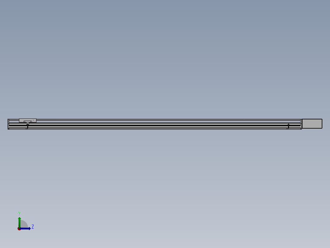 精密模组MT170-L125-2300-L-M75-C4左视图