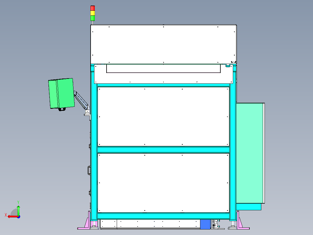 自动称重AI码垛机x_t后视图