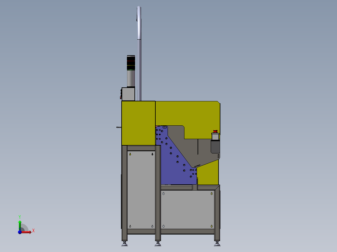 高精密电火花机前视图