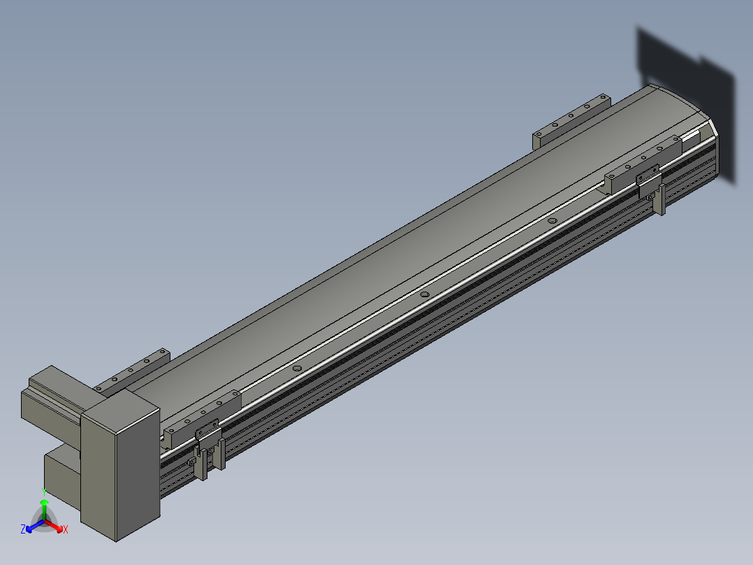 直线模组WG-LHB12-S650-RU设计图纸