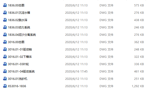 洗沙回收一体机完整CAD设计资料