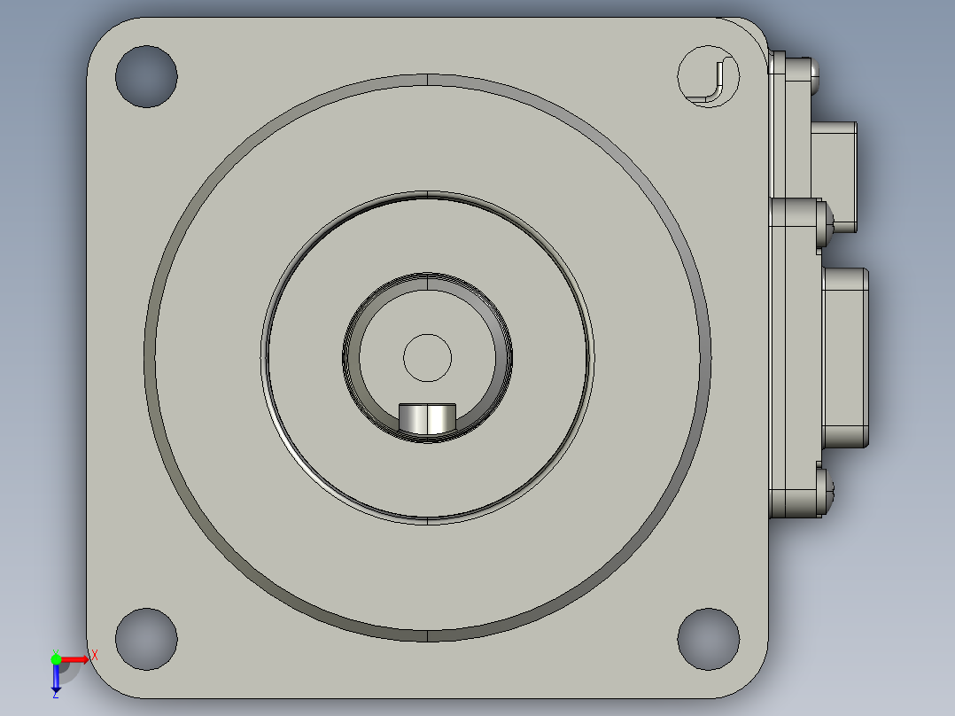 电机MS6S-60TH30BZ3-20P4.STEP俯视图
