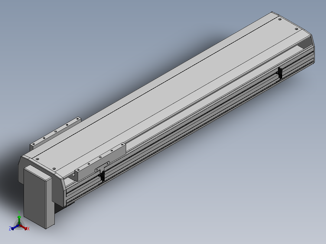 精密模组MY220-T10-850L-BM-P75B-C4-C正等轴测图