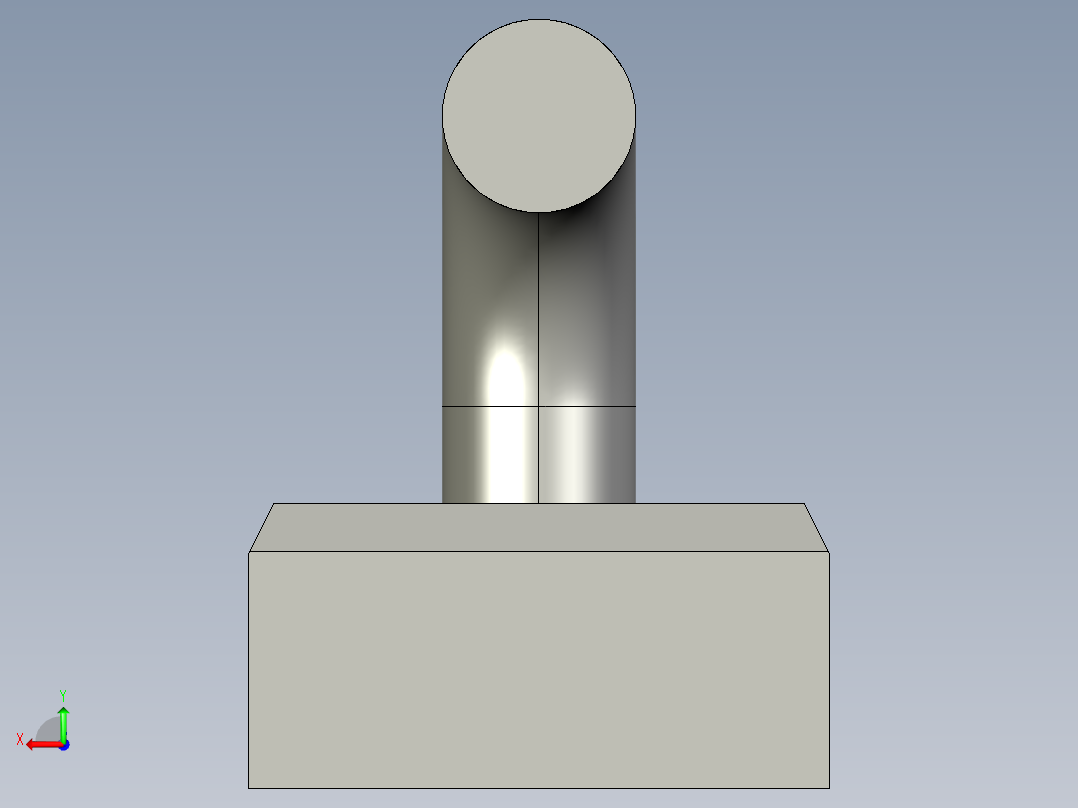 基恩士PX-10(P)_connector_2_kc图纸模型后视图