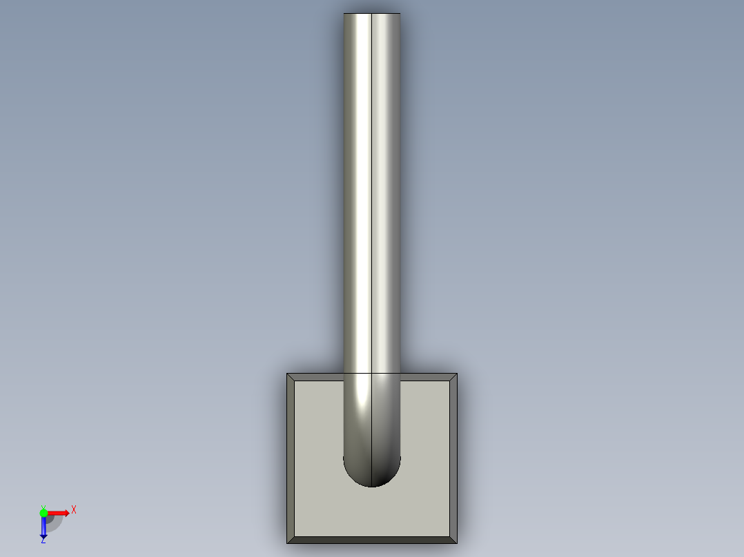 基恩士PX-10(P)_connector_2_kc图纸模型俯视图