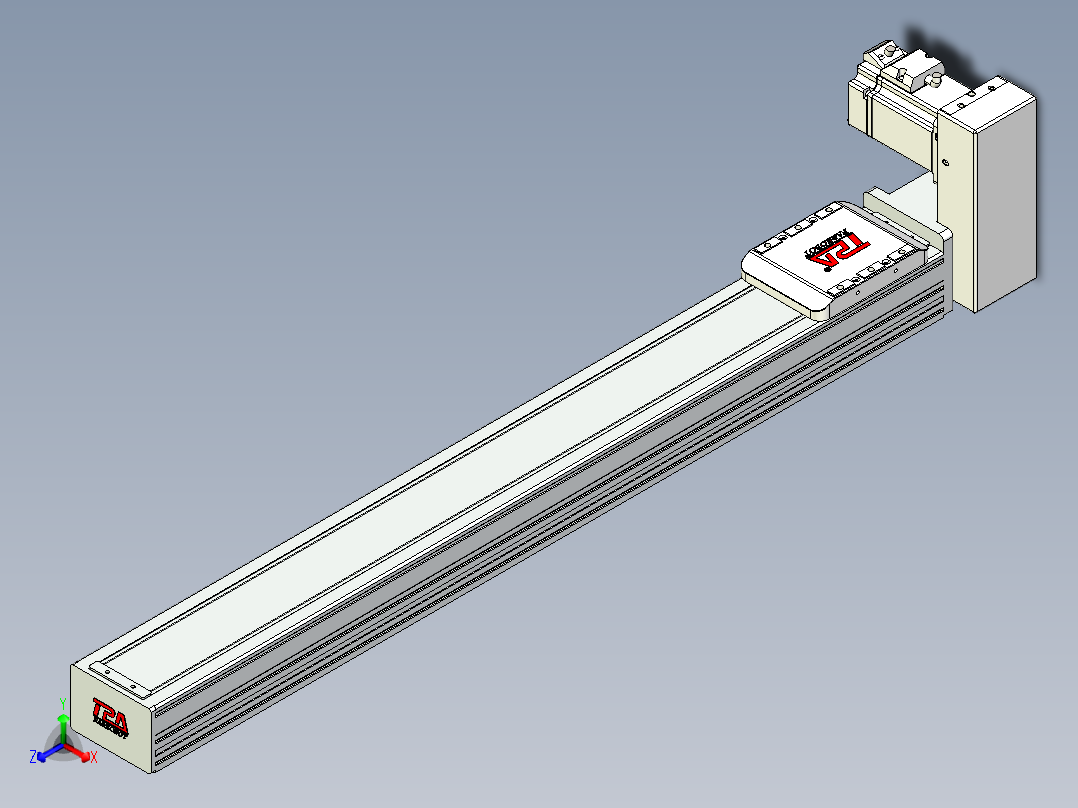 同步带全封闭直线模组TPA-HCB-85D-90-L650-LU-Y-P20-N3