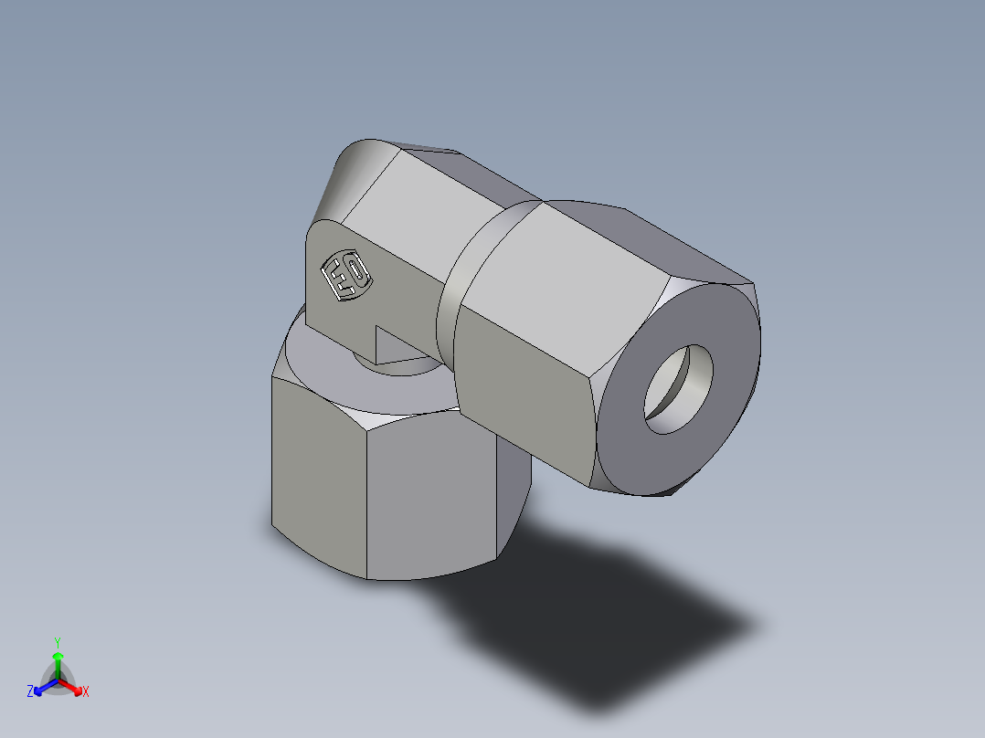 卡套式工业通用硬管接头EO_Standpipe_elbow_EVW08S71