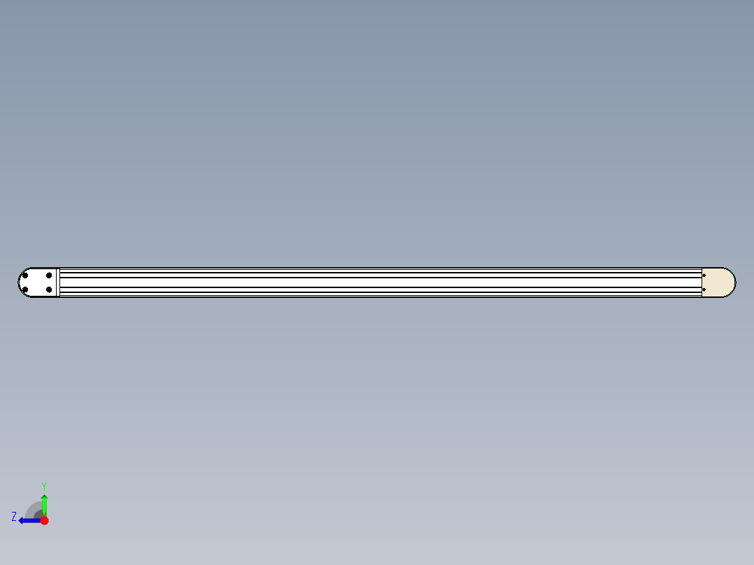 LE-XC3060-电动滚筒驱动皮带线右视图