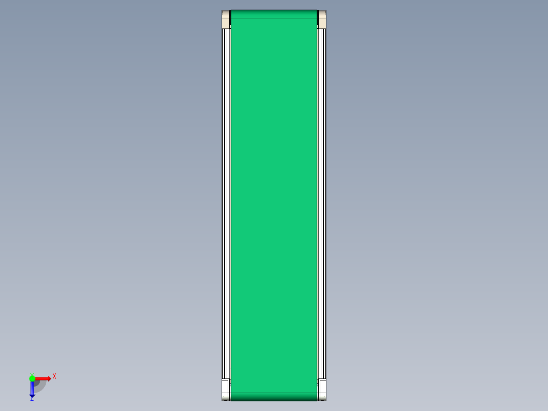 LE-XC3060-电动滚筒驱动皮带线俯视图