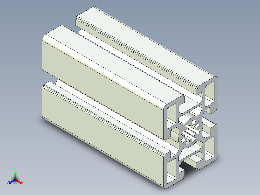 型材-BR 45X60 KJN990570.STEP正等轴测图