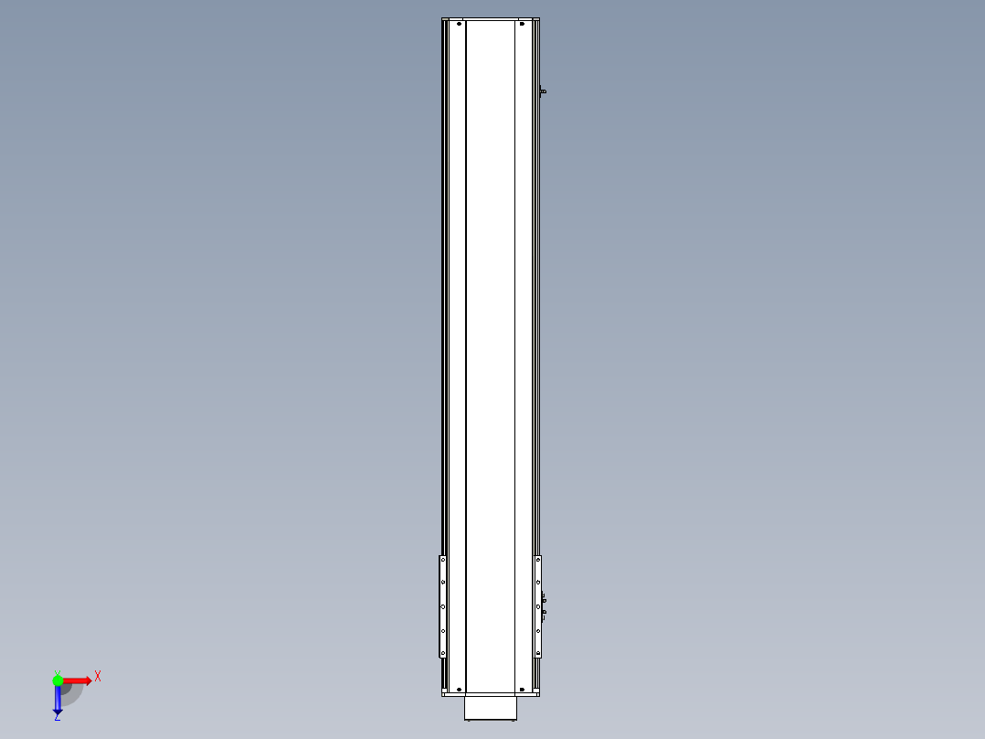 Toyo东佑达直线模组-ETH22-1200-BM-400W+煞車俯视图