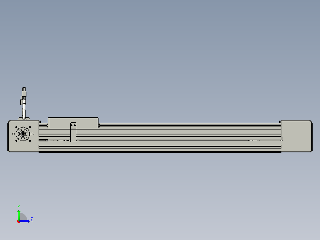 威洛博直线电机模组EB6-L140-S450-R-P40-MS3左视图
