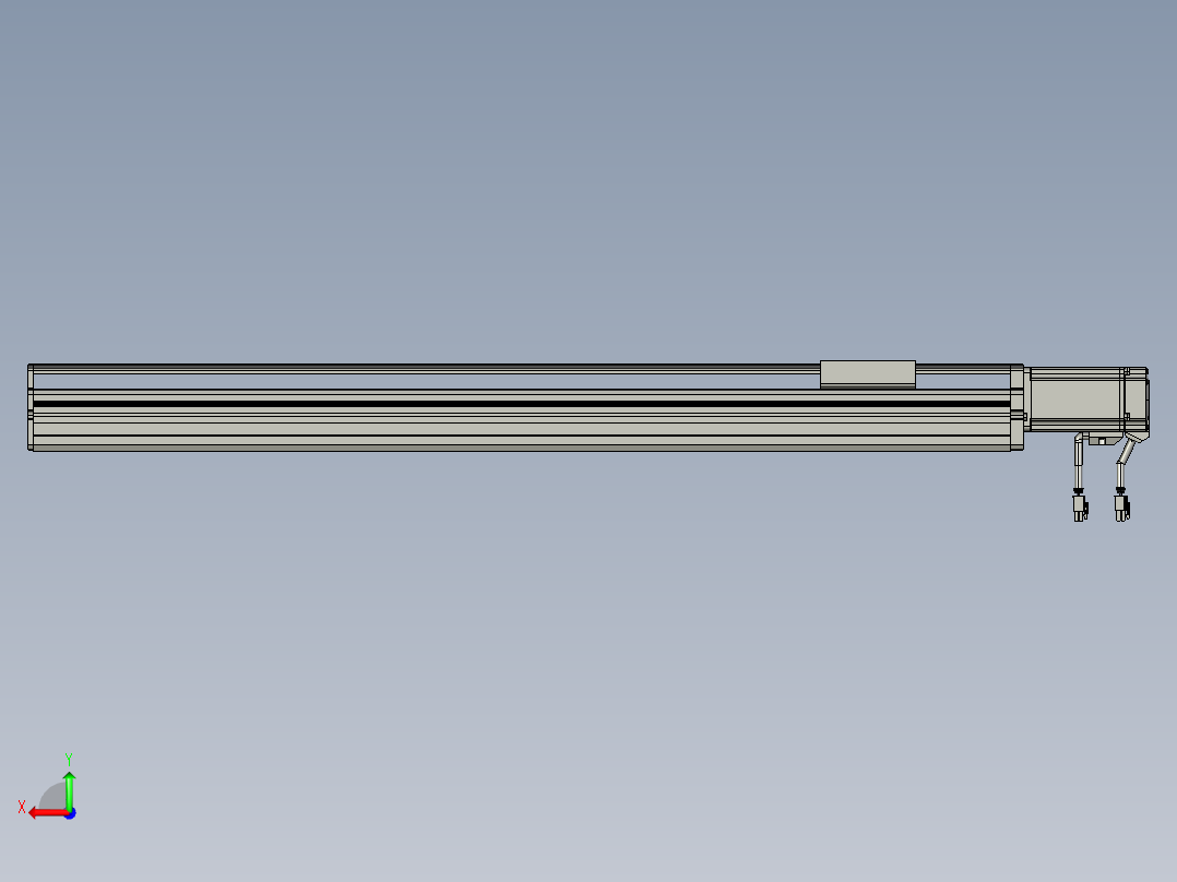 东锦丝杆传动-直线滑台模组DH85-C-L10-S700-BC-P400W-C3后视图