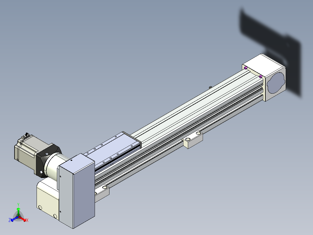 同步带滑台-欧规B8-L88-S500-L-ZP75-D3-N10