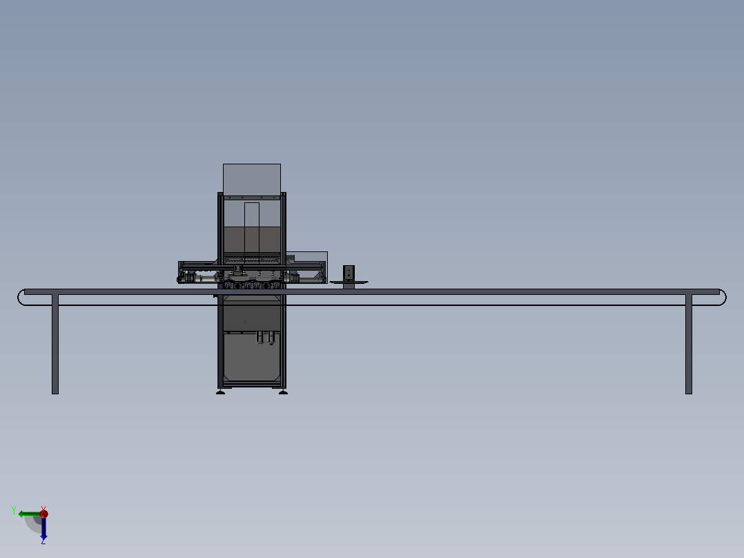护脐带自动加药打卷机前视图