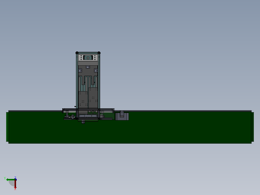 护脐带自动加药打卷机俯视图