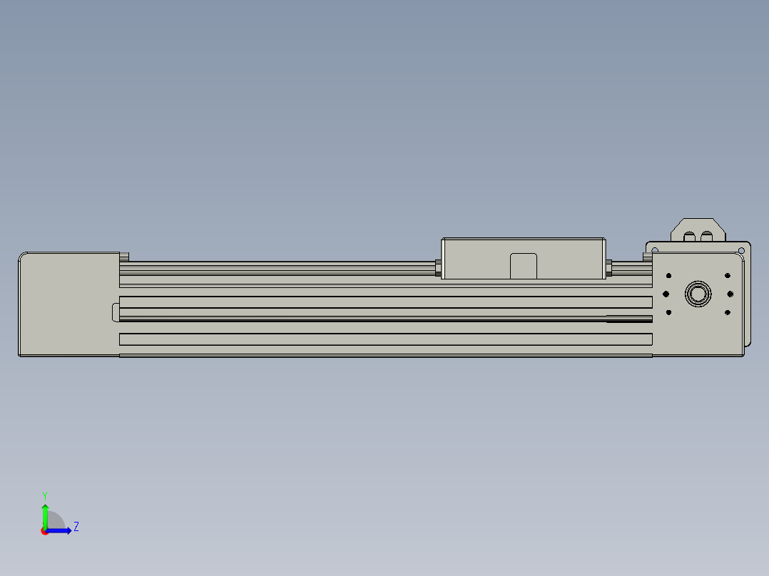 威洛博直线电机模组EB4-L80-S150-L-57-MS3左视图