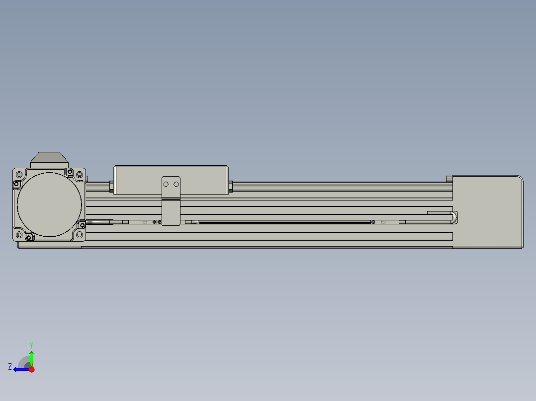 威洛博直线电机模组EB4-L80-S150-L-57-MS3右视图