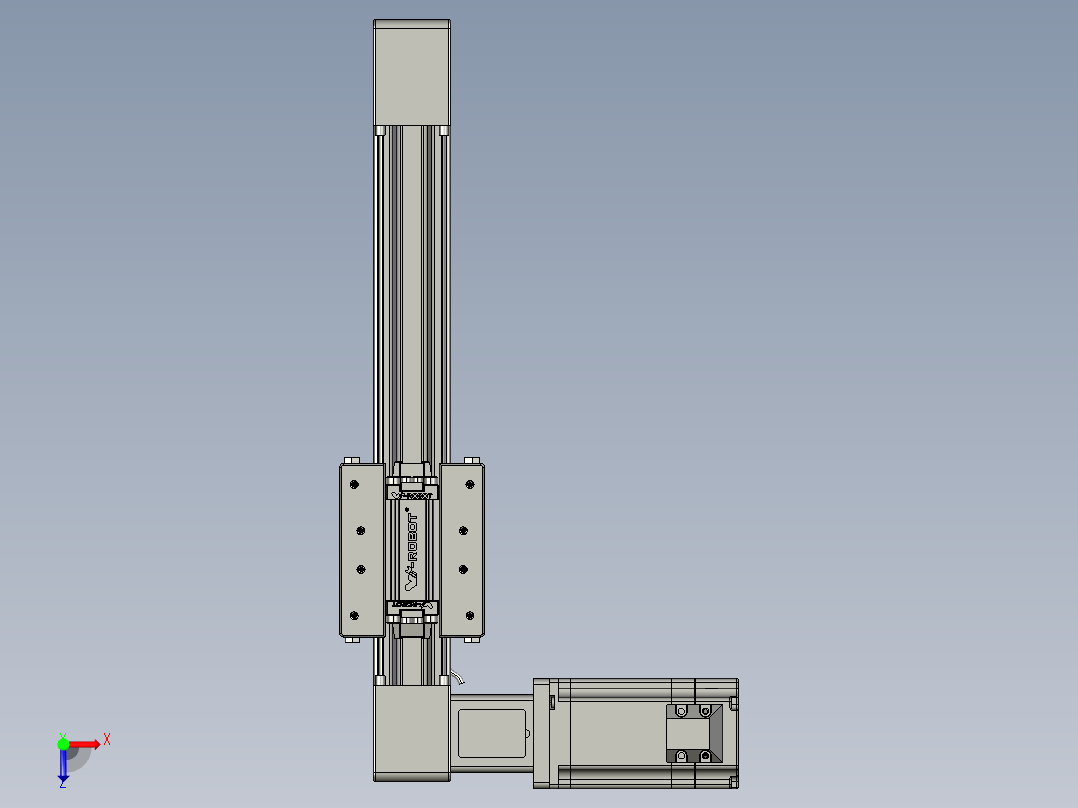 威洛博直线电机模组EB4-L80-S150-L-57-MS3俯视图