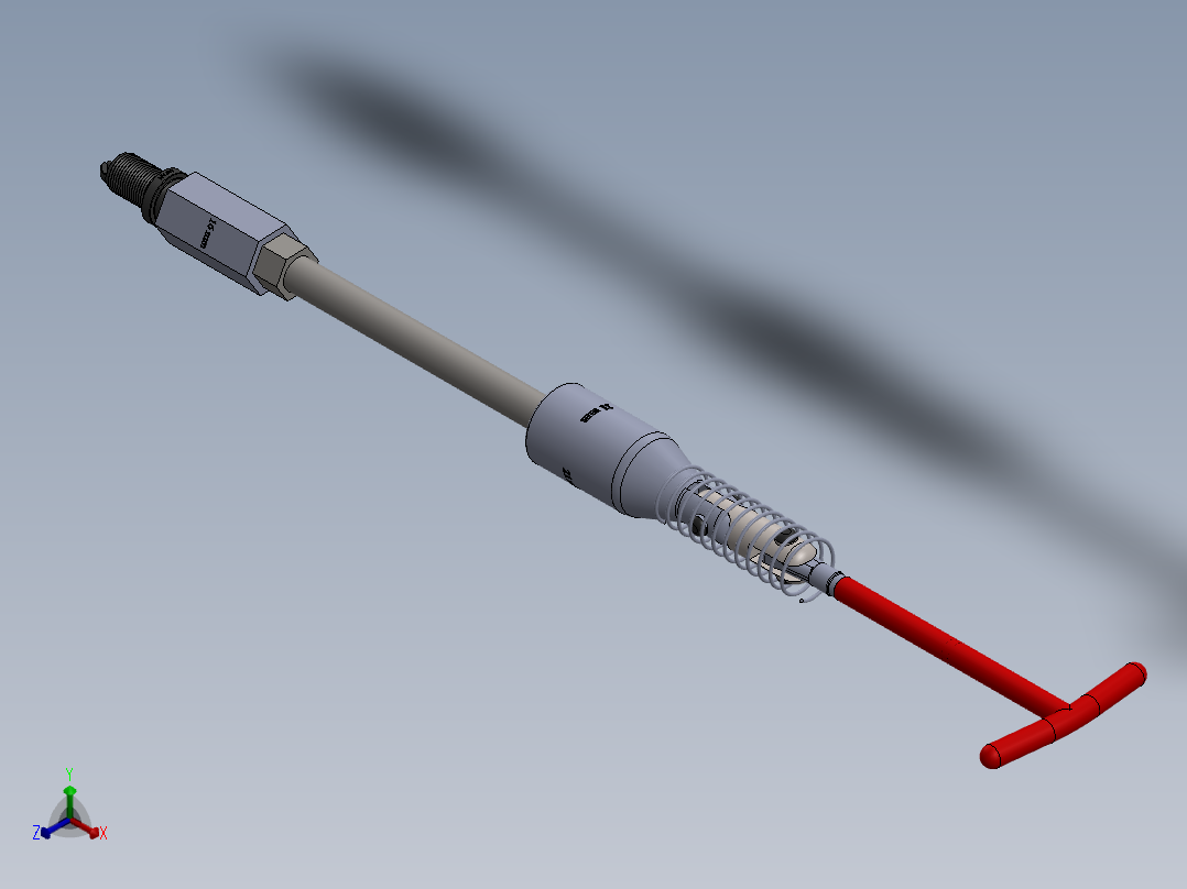 火花塞扳手--stp sw正等轴测图