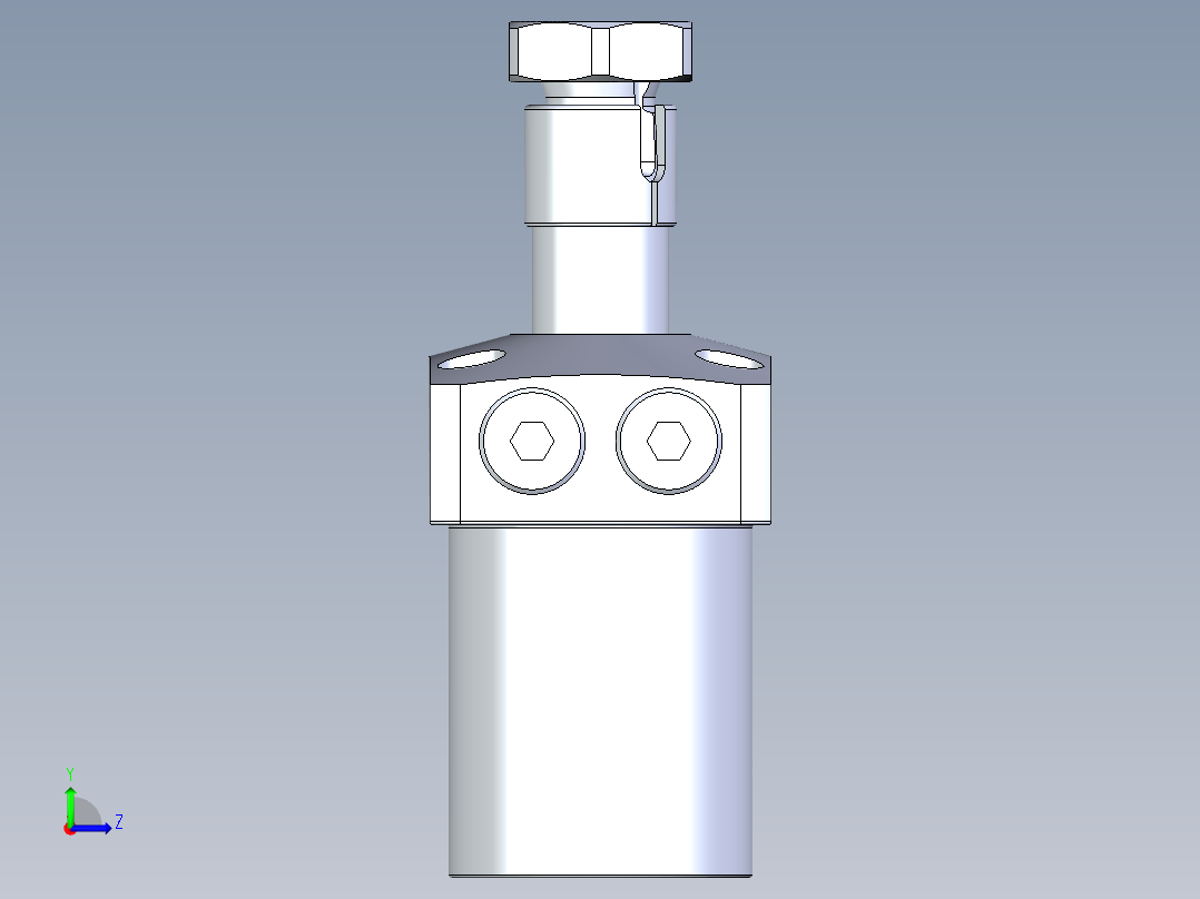 KOSMEKLHA0400-CR-Y45多系列多零件图纸模型左视图