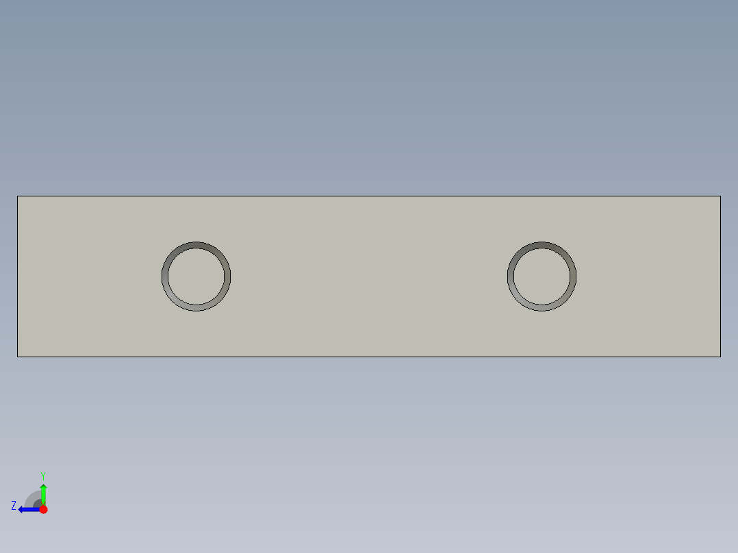 工程塑膠鉸鏈CFF-3D多系列多零件图纸模型右视图