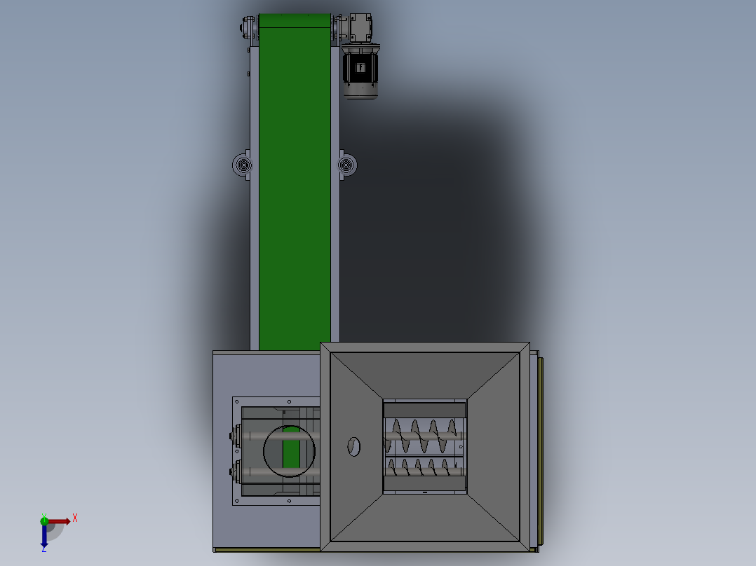绞龙给料有斗包装秤==530516==200俯视图