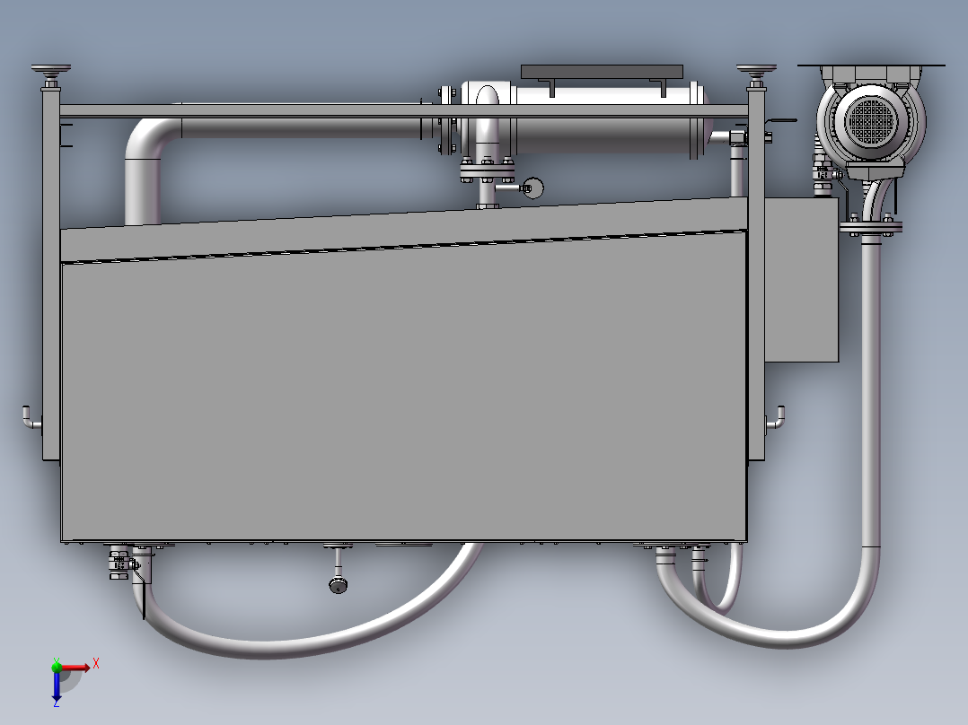 电解液净化站(STP)俯视图