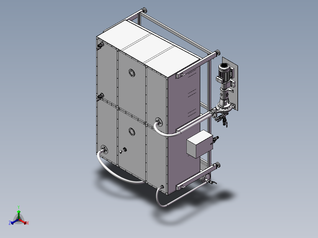电解液净化站(STP)正等轴测图