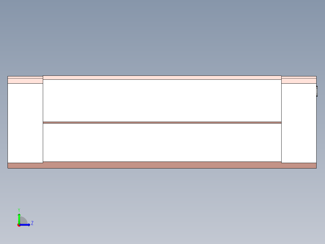 5轴数控大理石切割机左视图
